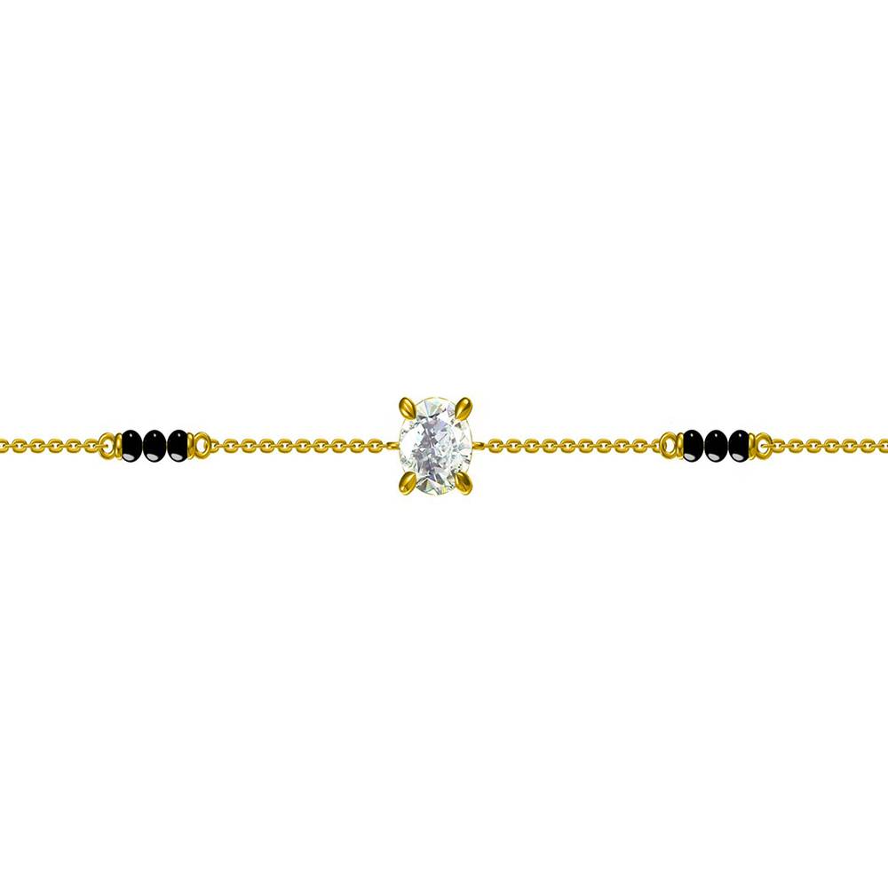 Timeless Gold-Plated Link Bracelet : PMW01MB017