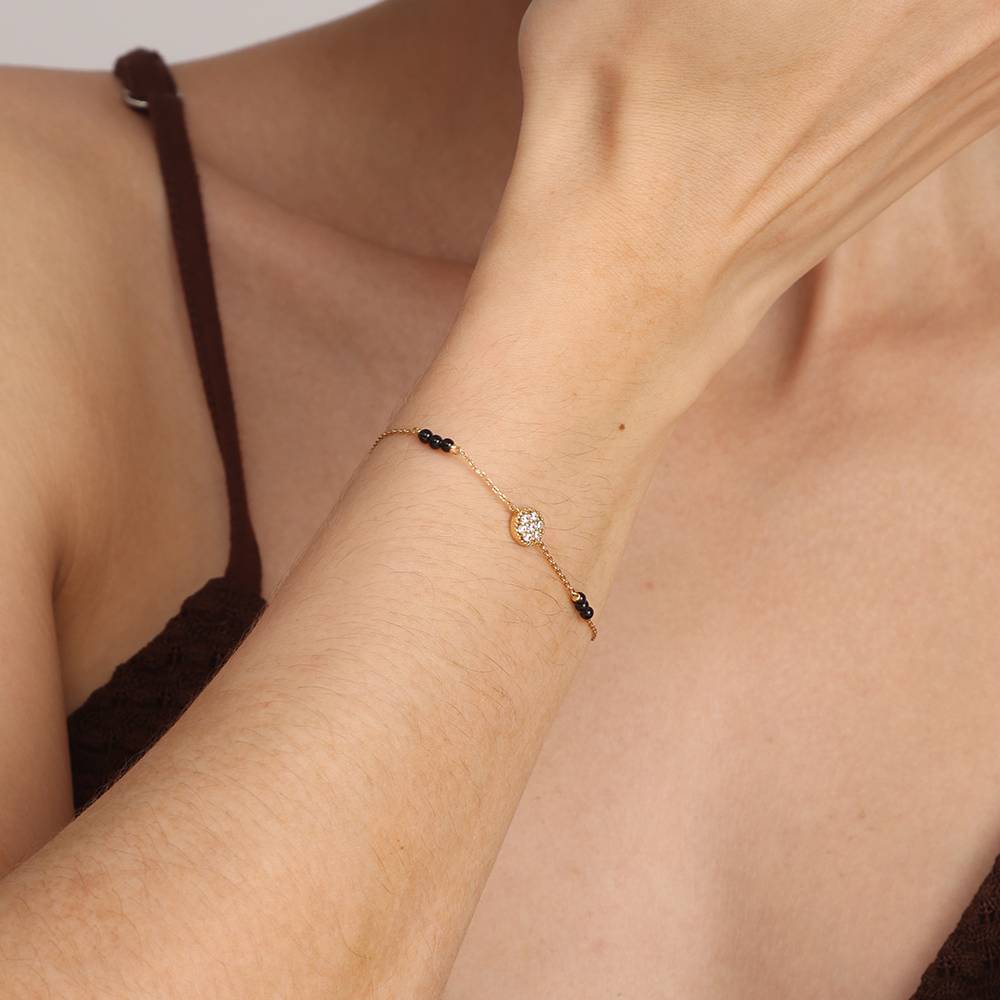 Simple Gold-Plated Mangalsutra : PMW01MB019