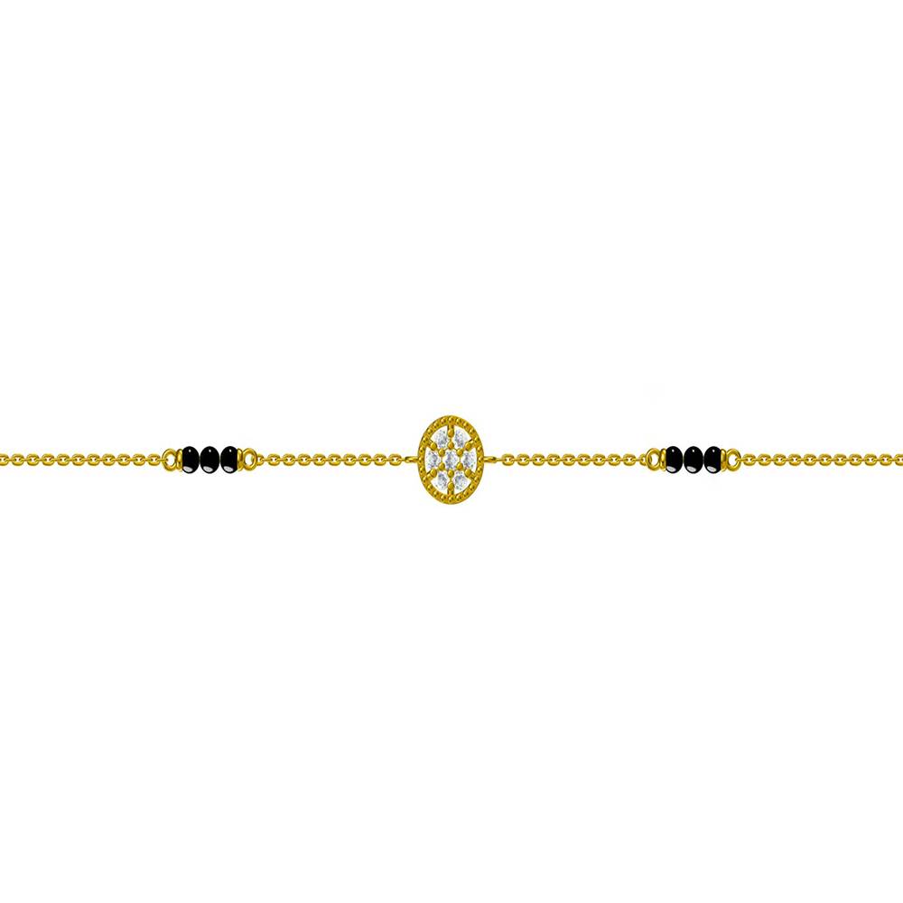 Simple Gold-Plated Mangalsutra : PMW01MB019