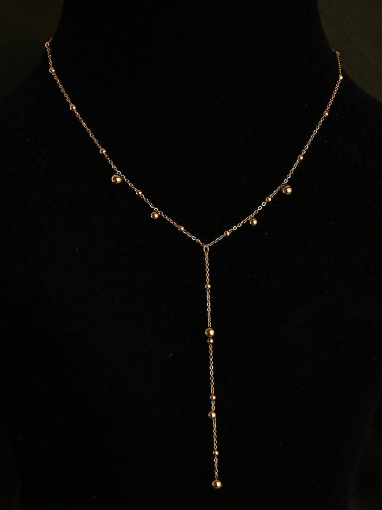Beaded Cascade Necklace : PMW01NC032