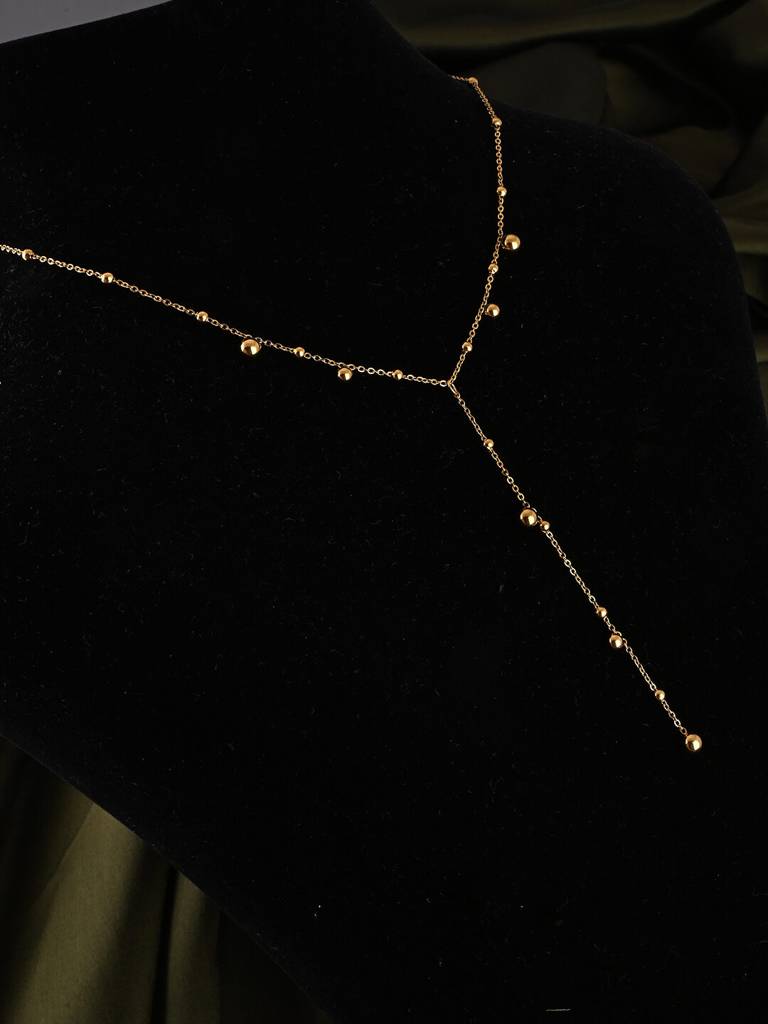 Beaded Cascade Necklace : PMW01NC032