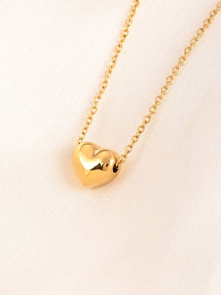 Chunky Heart Necklace : PMW01NC038