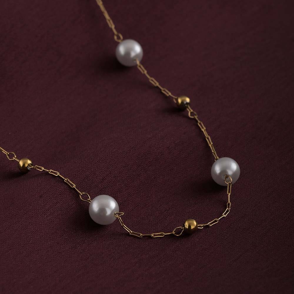 Moonstone Cascade Necklace : PMW01NC040