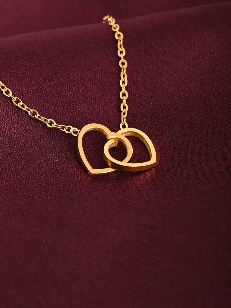 Entwined Hearts Necklace : PMW01NC043