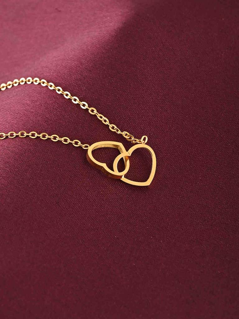 Entwined Hearts Necklace : PMW01NC043