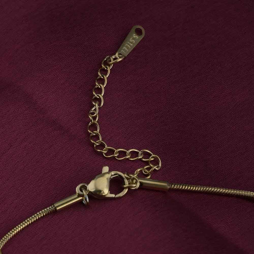 Unique Gold Bead Necklace : PMW01NC064