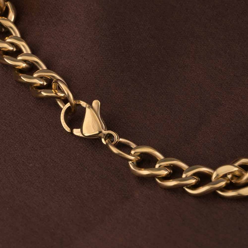 Solid Gold Chain With Box Link : PMW01NC081