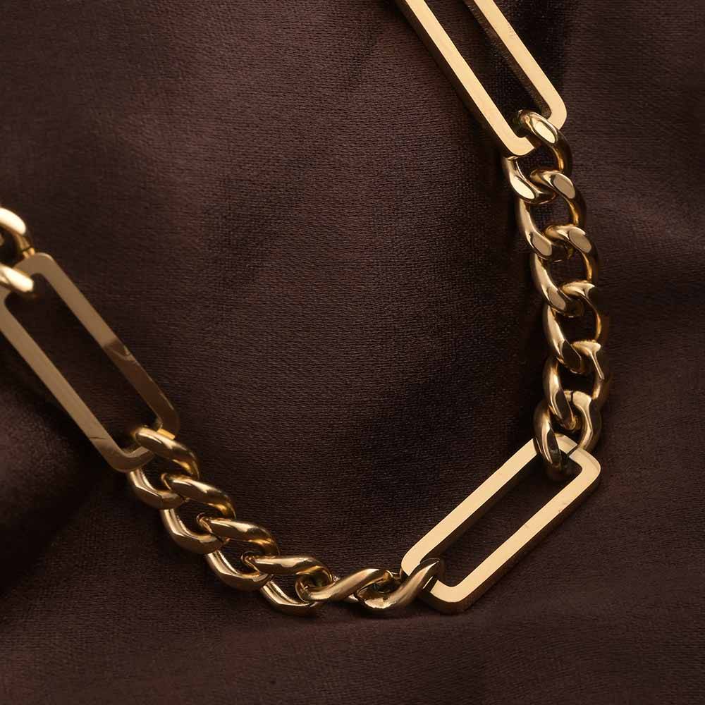 Solid Gold Chain With Box Link : PMW01NC081