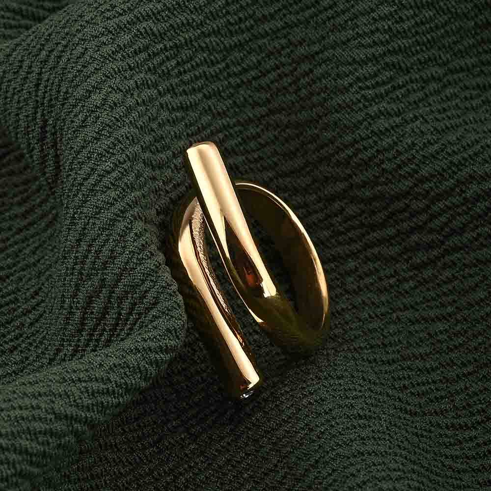Sleek Gold Band Ring : PMW01RG007
