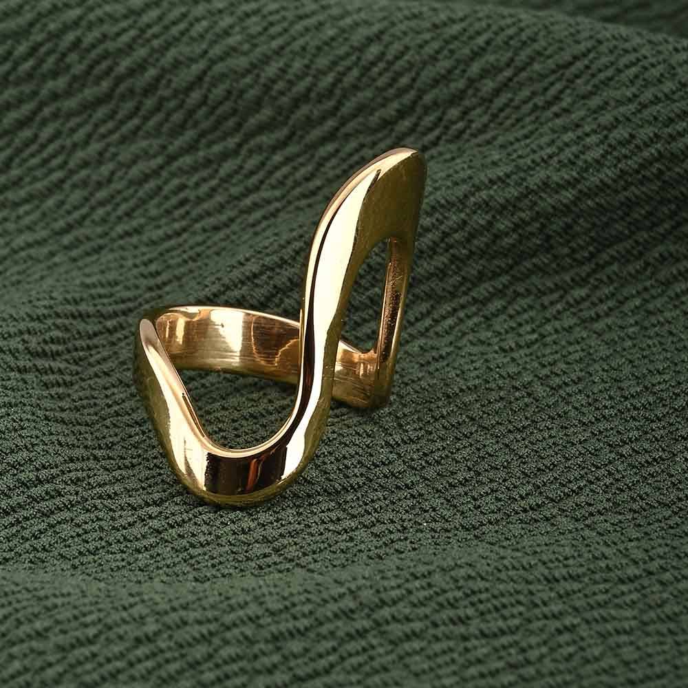 Gold Curve Ring : PMW01RG010