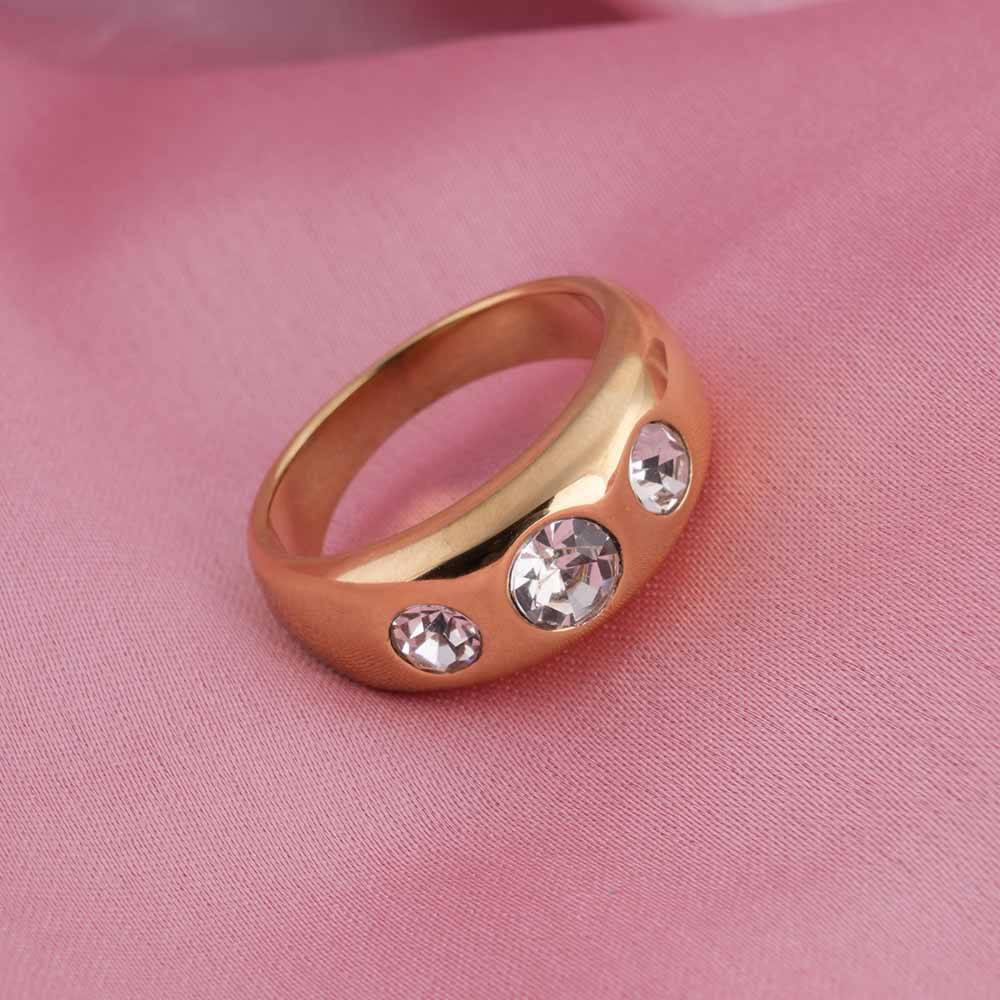 Classic Stone Gold Ring : PMW01RG020-6