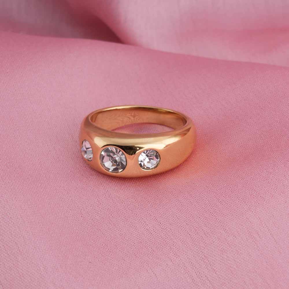 Classic Stone Gold Ring : PMW01RG020-7