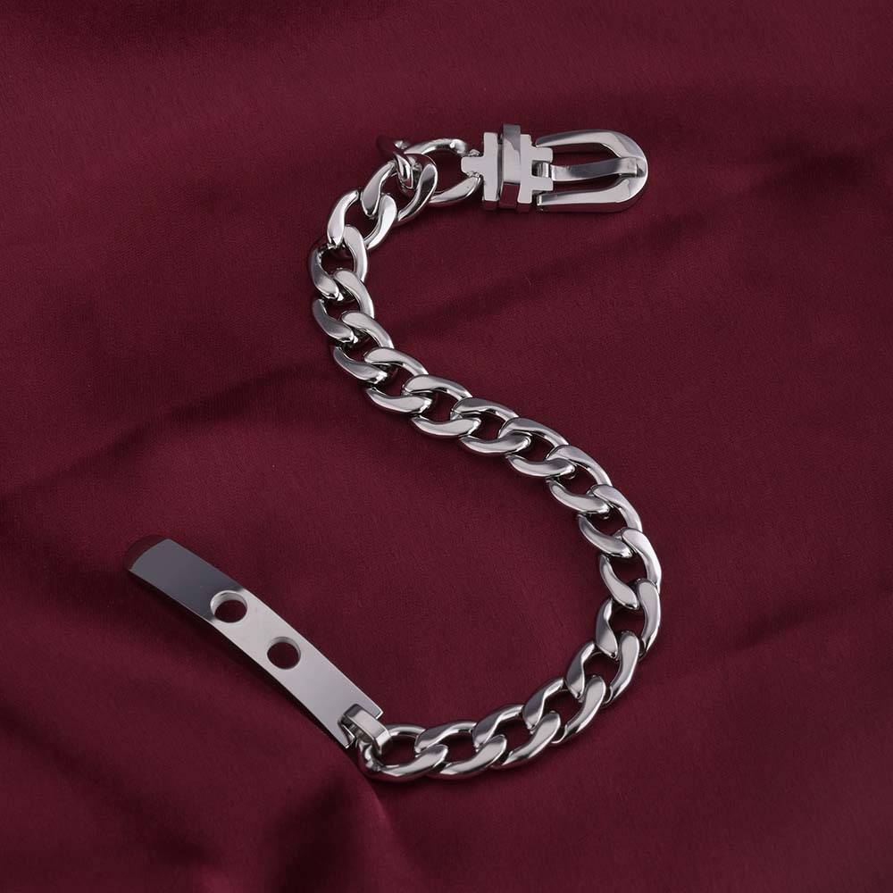 Buckle Silver Bracelet : PMW02BR020
