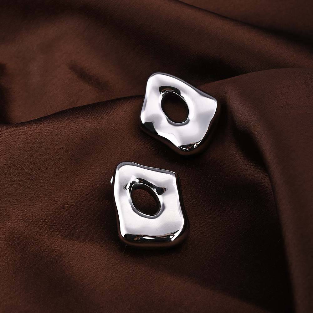 Silver Statement Stud Earrings : PMW02ER029