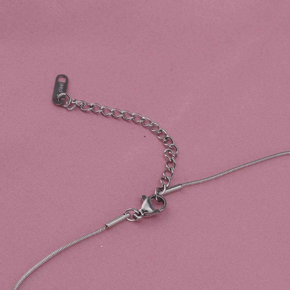 Palmonas 18K Silver Plated Minimalist Xo Pendent Silver Necklace For Womens Waterproof & Anti-Tarnish : PMW02NC018