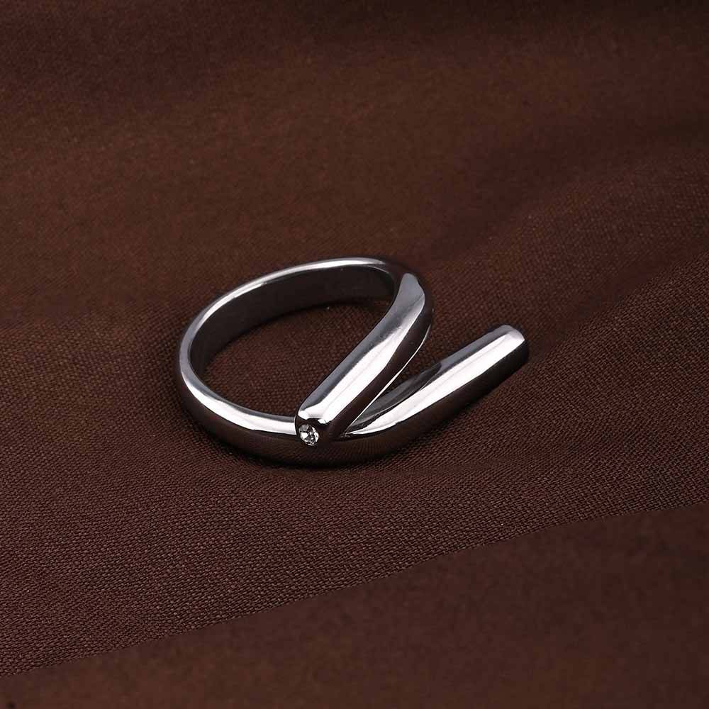 Sleek Silver Band Ring : PMW02RG001