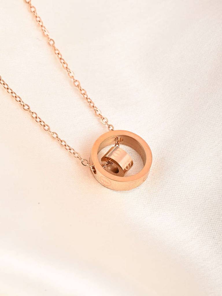 Dual Ring Necklace : PMW03NC001