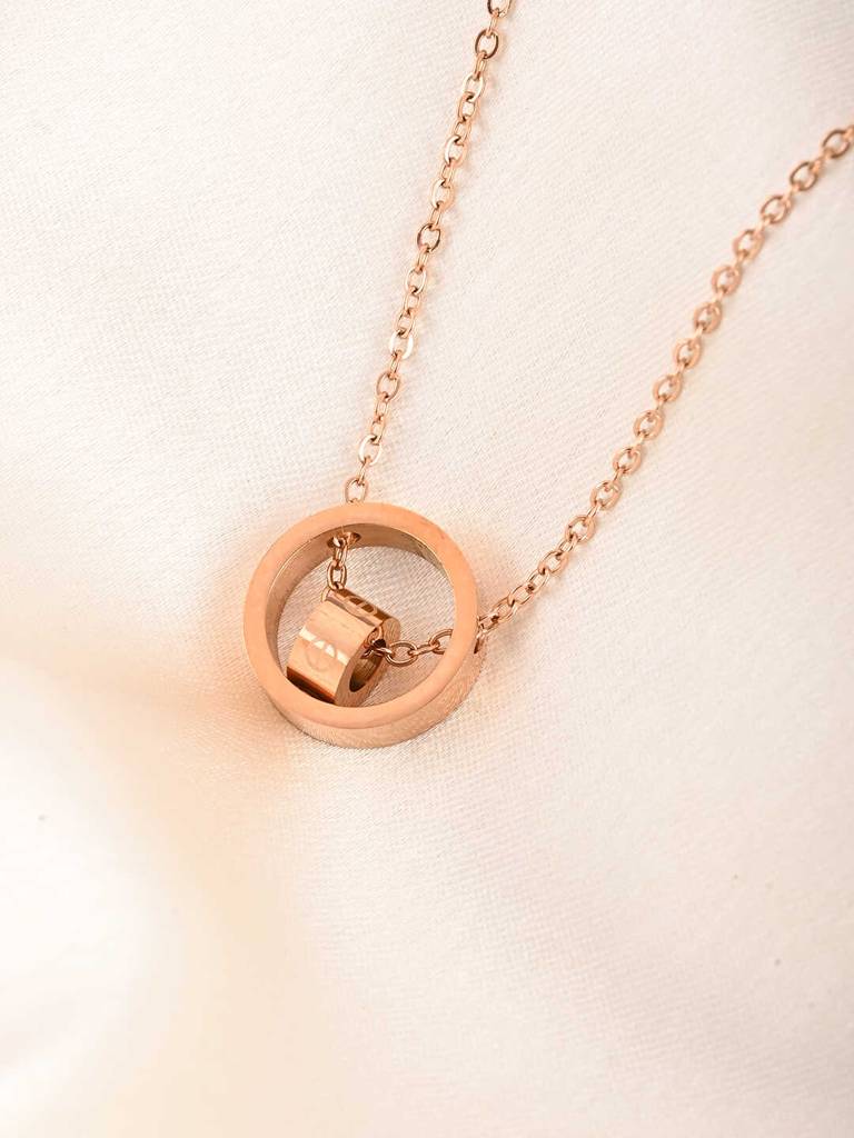 Dual Ring Necklace : PMW03NC001