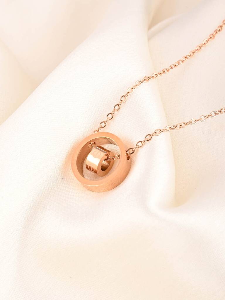 Dual Ring Necklace : PMW03NC001