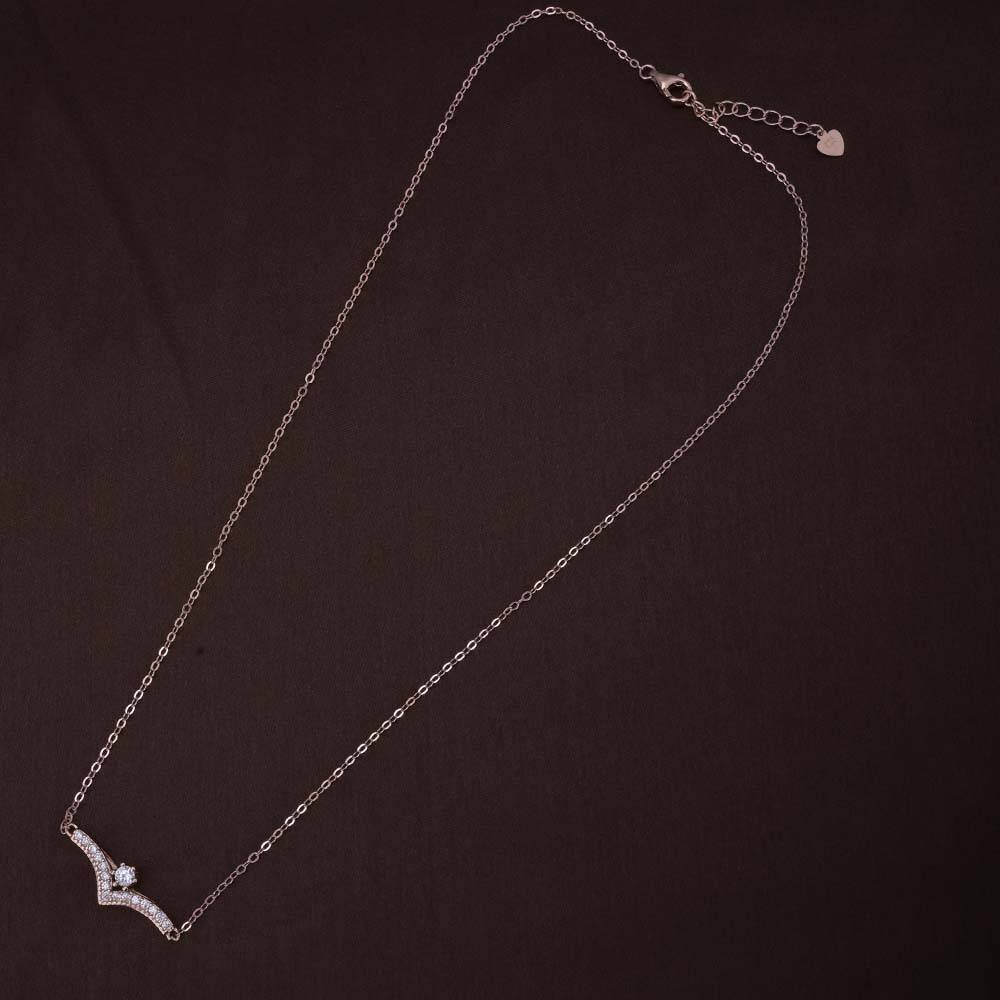 Starlit Elegance Necklace | Rose Gold : PMW03NC011