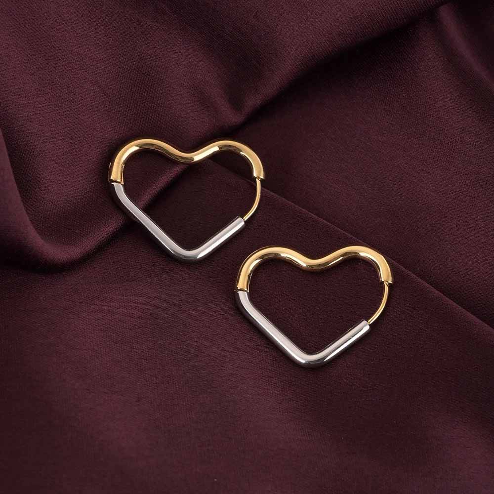 Colour Fusion Heart Hoops : PMW04ER005