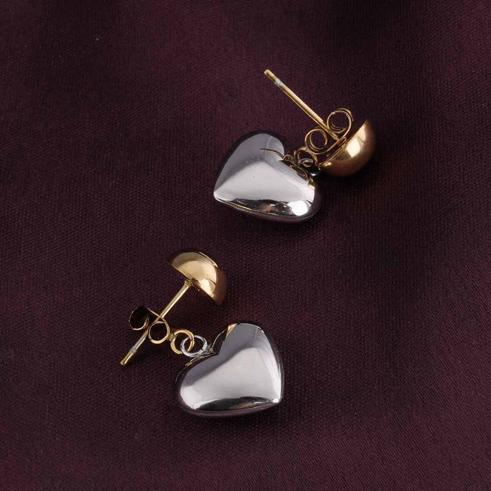 Elegant Heart Drop Earrings : PMW04ER011