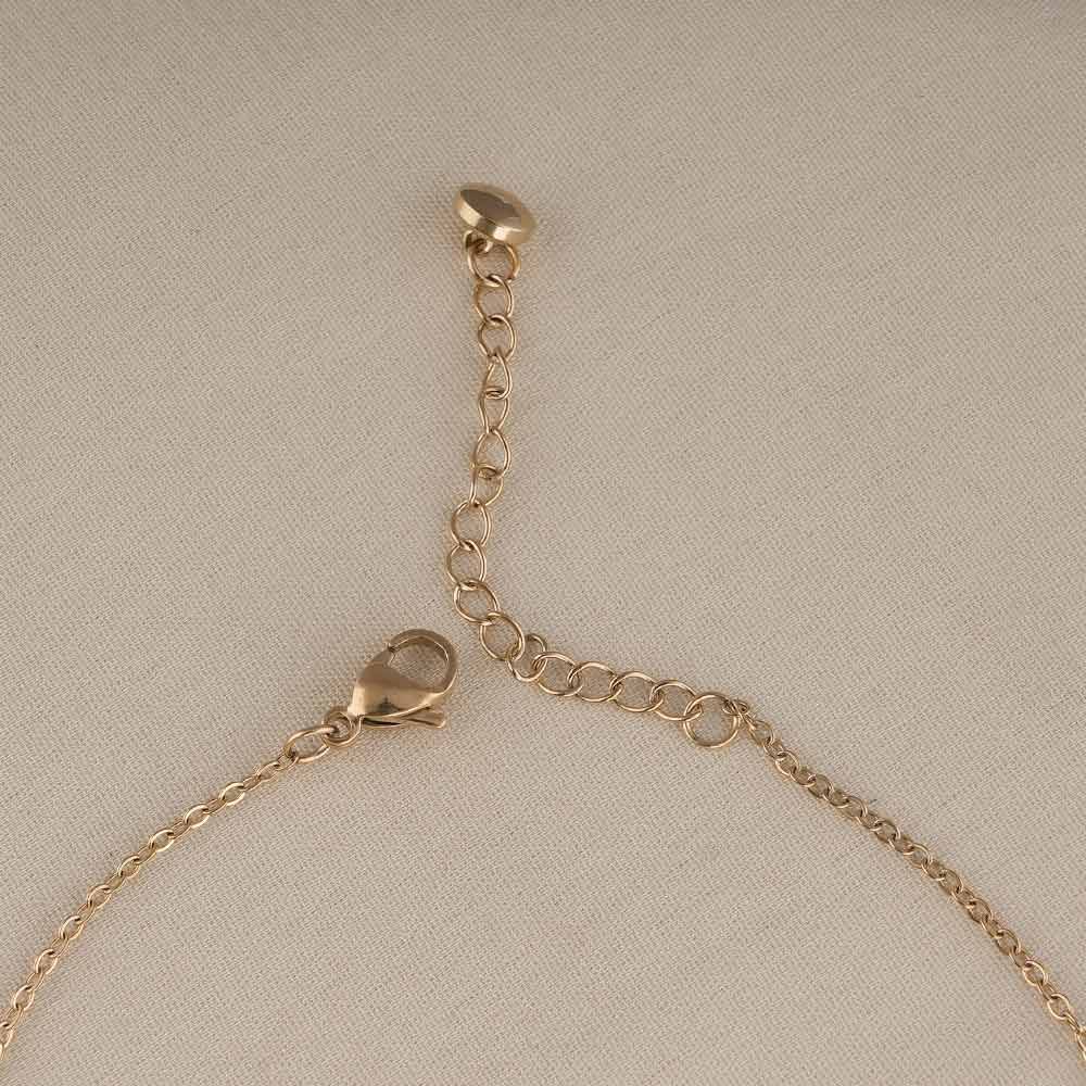Butterfly Charm Anklet For Womens - Waterproof & Anti-Tarnish : PMWSSAN016-G