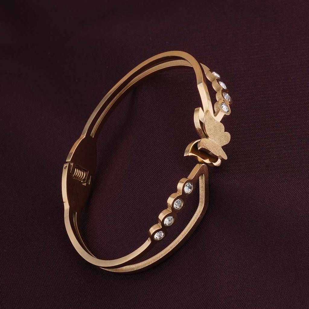 Delicate Butterfly Bracelet For Women : PMWSSBR163-G