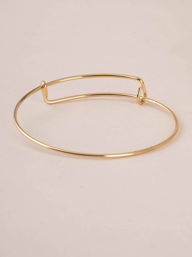 Palmonas Expandable Bangle 
Antique Gold Bracelet For Womens - Waterproof & Anti-Tarnish : PMWSSBR178-G