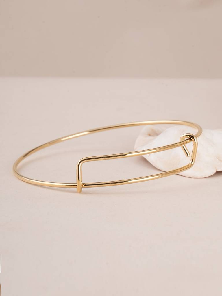 Palmonas Expandable Bangle 
Antique Gold Bracelet For Womens - Waterproof & Anti-Tarnish : PMWSSBR178-G