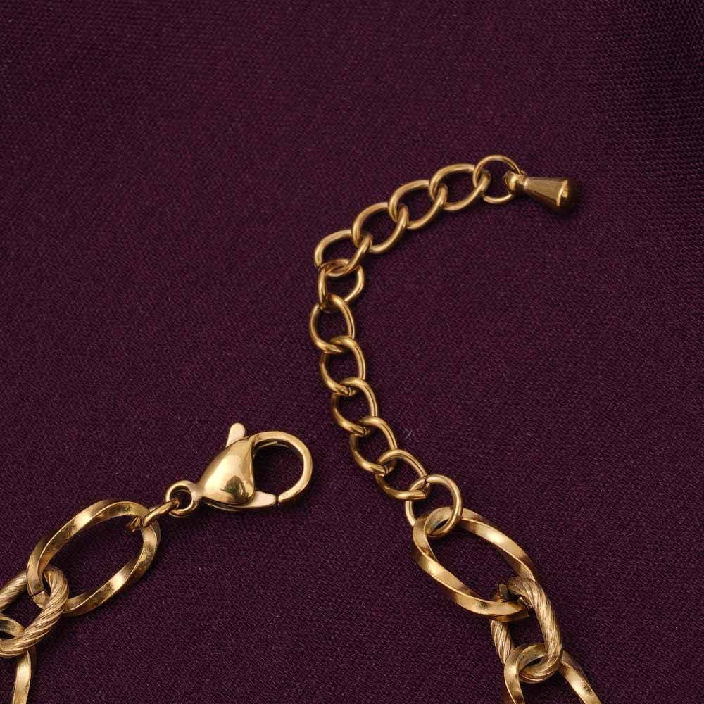 Palmonas Christmas Santa Claus Charm Bracelet For Womens - Waterproof & Anti-Tarnish : PMWSSBR232-G