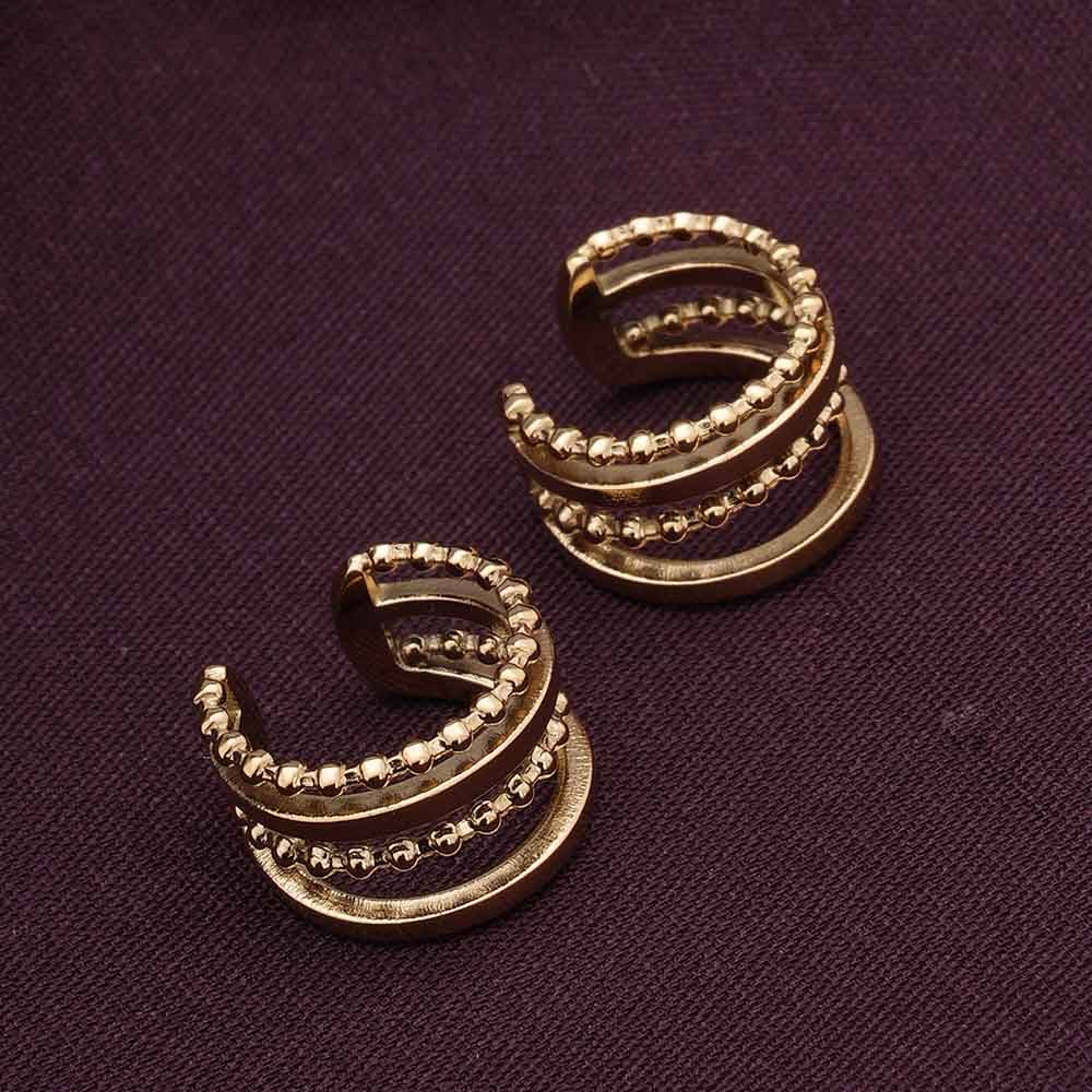 Palmonas Minimalist Gold Stud Earrings For Womens - Waterproof & Anti-Tarnish : PMWSSER282-G