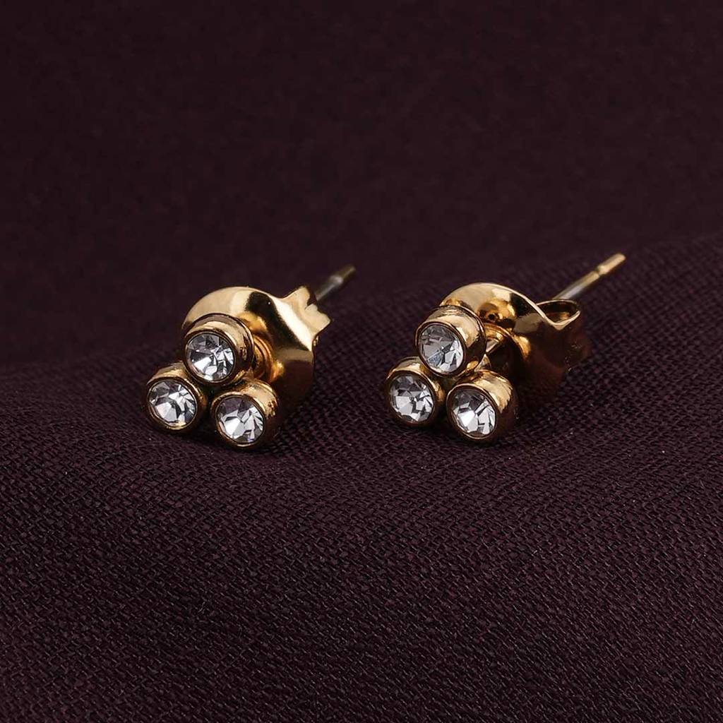 Palmonas Ear Candy Earring Set For Womens - Waterproof & Anti-Tarnish : PMWSSER320-G