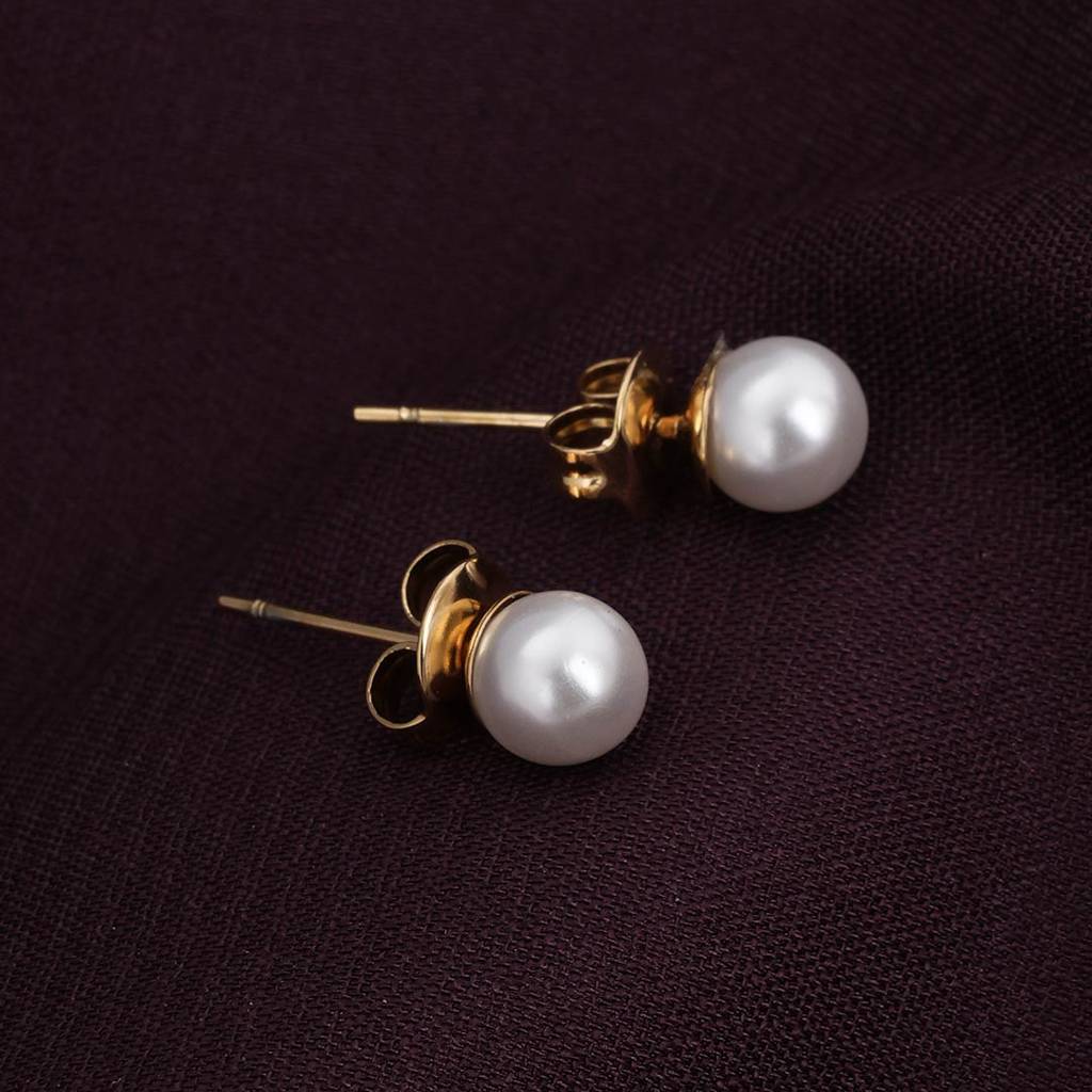 Palmonas Subtle Sparkle Earring Set For Womens - Waterproof & Anti-Tarnish : PMWSSER325-G