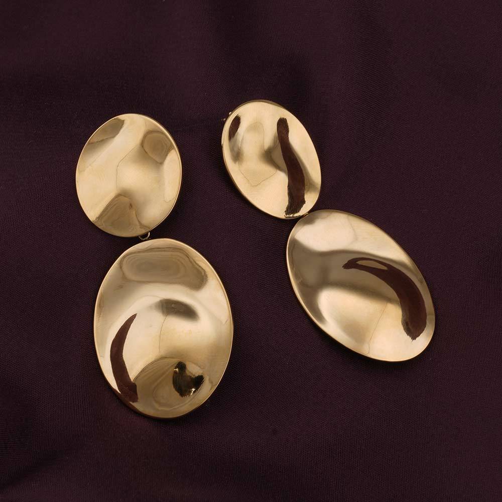 Palmonas Chunky Dangle Earrings For Womens - Waterproof & Anti-Tarnish : PMWSSER383-G