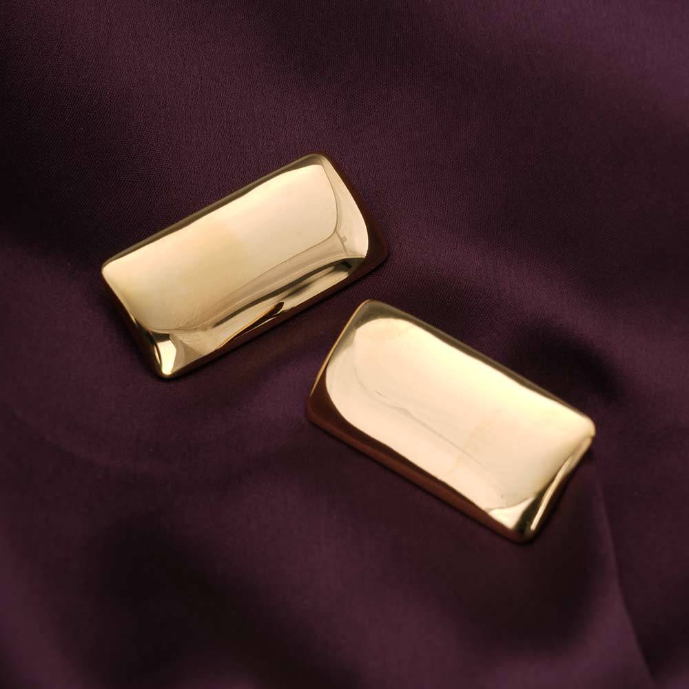 Palmonas Vintage Gold Bar Stud Earrings For Womens - Waterproof & Anti-Tarnish : PMWSSER456-G