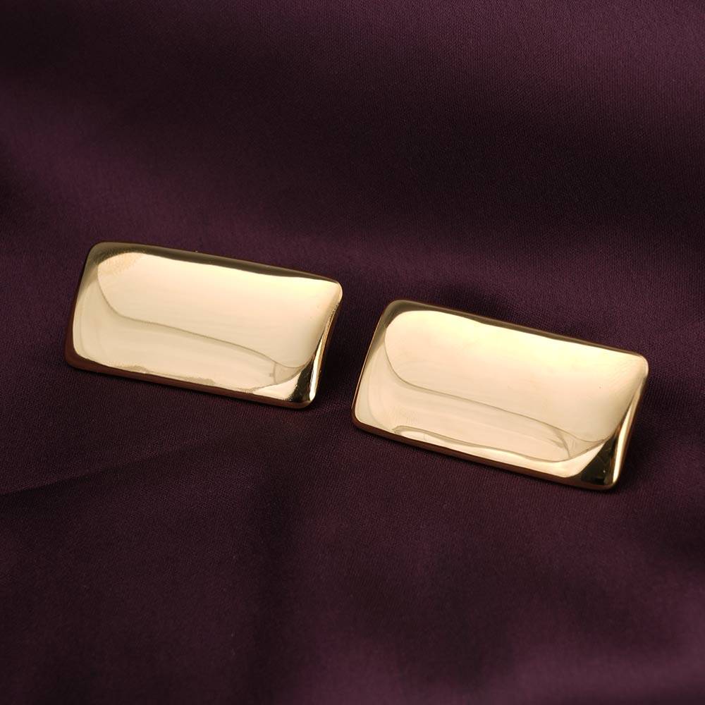 Palmonas Vintage Gold Bar Stud Earrings For Womens - Waterproof & Anti-Tarnish : PMWSSER456-G