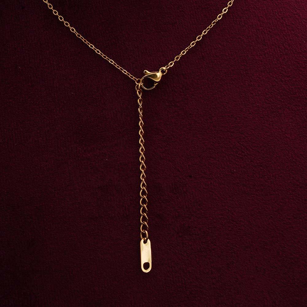 Palmonas Heartfelt Message Pendant For Womens - Waterproof & Anti-Tarnish : PMWSSNC103-G