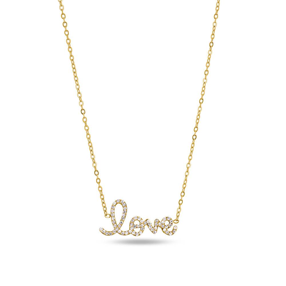 Palmonas Heartfelt Message Pendant For Womens - Waterproof & Anti-Tarnish : PMWSSNC103-G