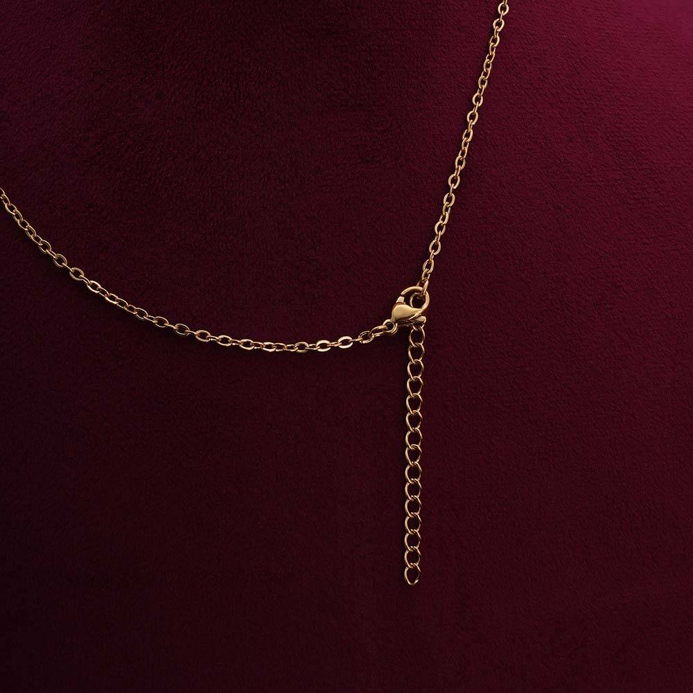 Palmonas Evil Eye Elegance Gold Necklace For Womens - Waterproof & Anti-Tarnish : PMWSSNC156-G