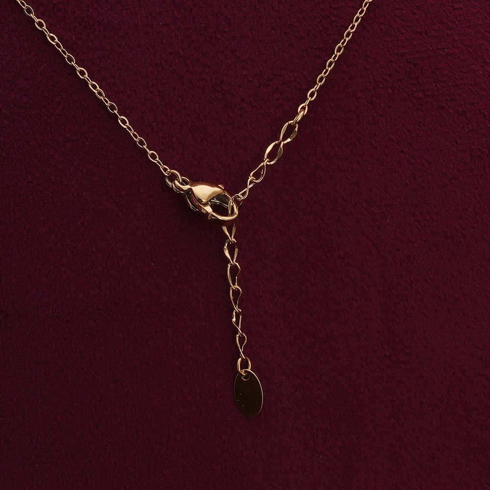 Palmonas Vintage Vibe Gold Necklace For Womens - Waterproof & Anti-Tarnish : PMWSSNC158-G