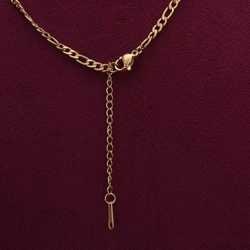 Palmonas Everyday Exquisite Brown Stone Gold Necklace For Womens - Waterproof & Anti-Tarnish : PMWSSNC163-G