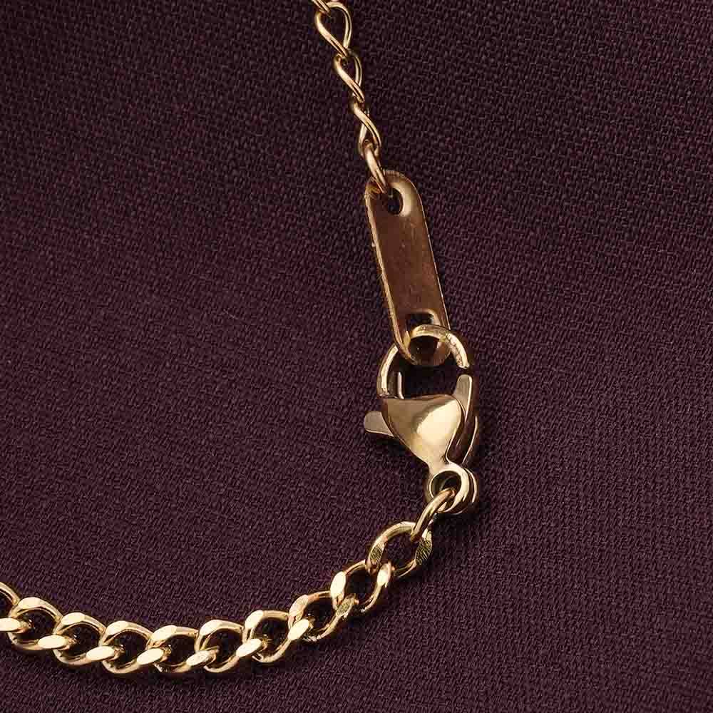 Palmonas Diamond Dewdrop Brown Birthstone Necklace For Womens - Waterproof & Anti-Tarnish : PMWSSNC176-G