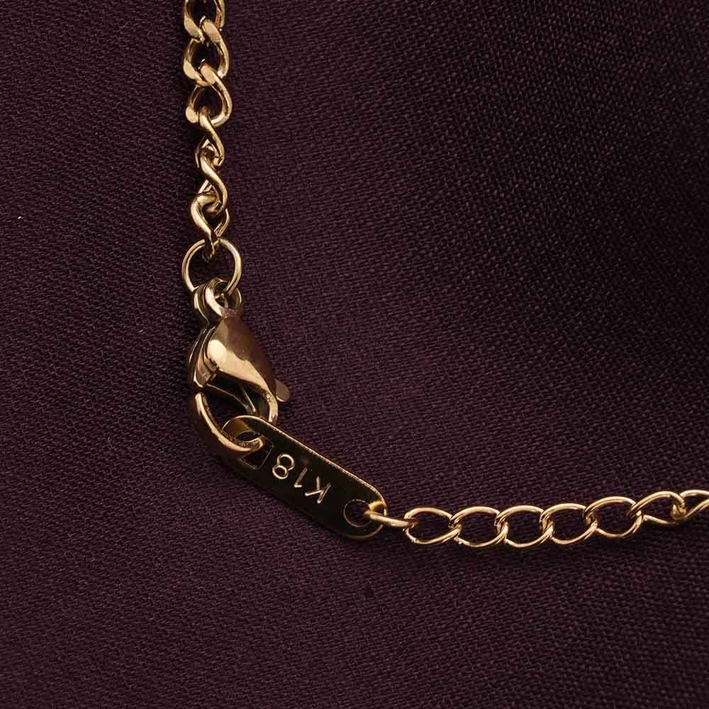 Palmonas Purple Passion Birthstone Necklace For Womens - Waterproof & Anti-Tarnish : PMWSSNC177-G