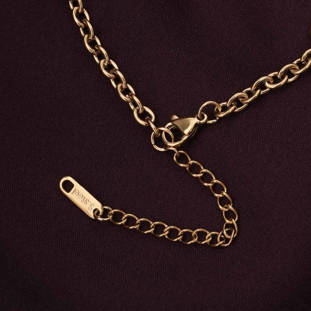 Palmonas Boho Chic Statement Gold Necklace For Womens - Waterproof & Anti-Tarnish : PMWSSNC201-G