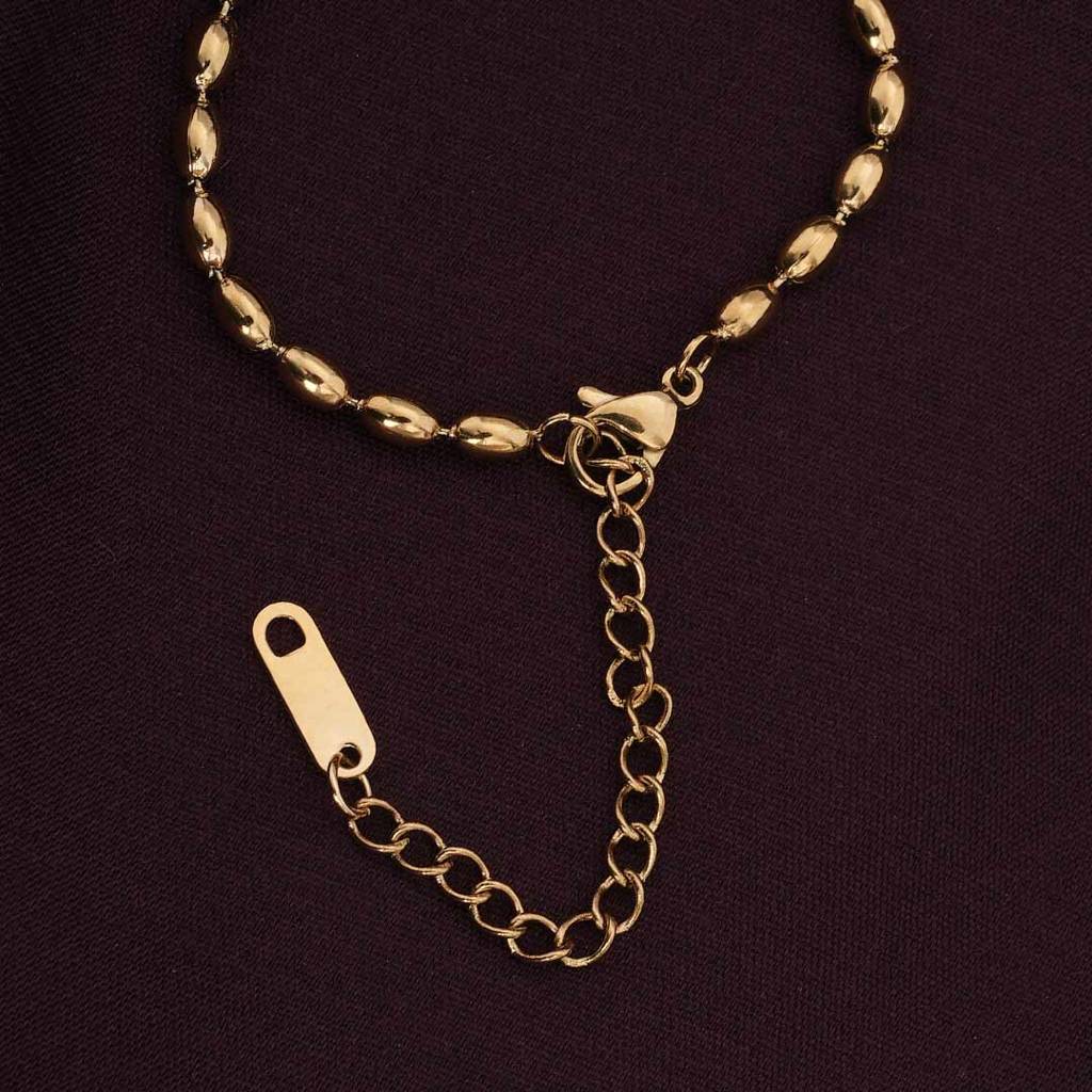 Palmonas Pearl Seed Chain Necklace For Womens - Waterproof & Anti-Tarnish : PMWSSNC234-G