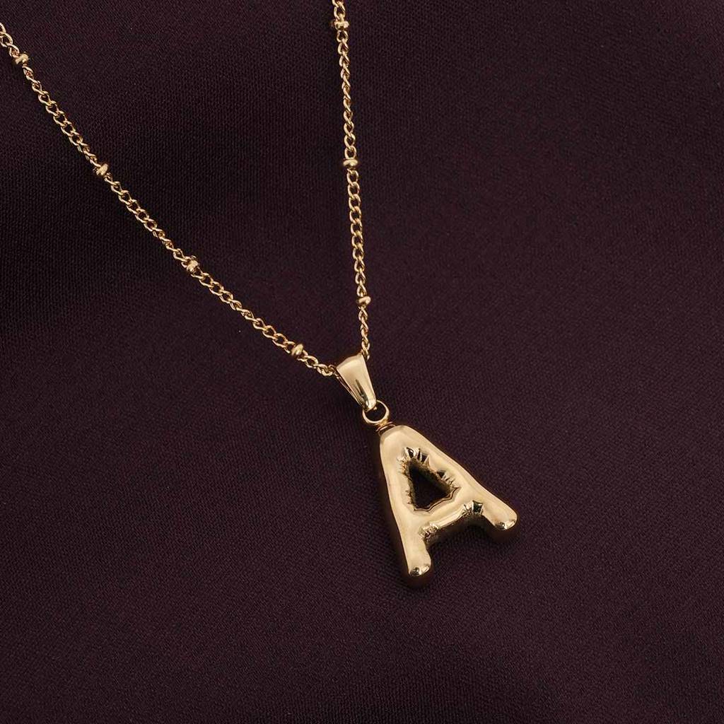 Palmonas Elegant Initial Necklace For Womens - Waterproof & Anti-Tarnish : PMWSSNC236-G