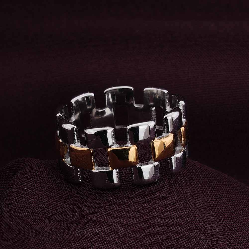 Cubist Chic Multicolored Ring For Womens : PMWSSRG349-MC-6