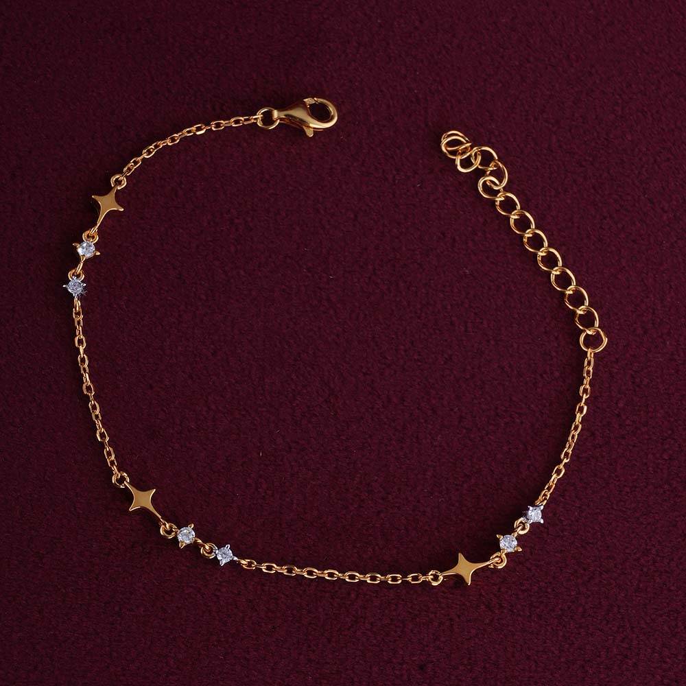 925 Sterling Silver Silva Bracelet For Womens - Waterproof & Anti-Tarnish : PMWSTBR082-G
