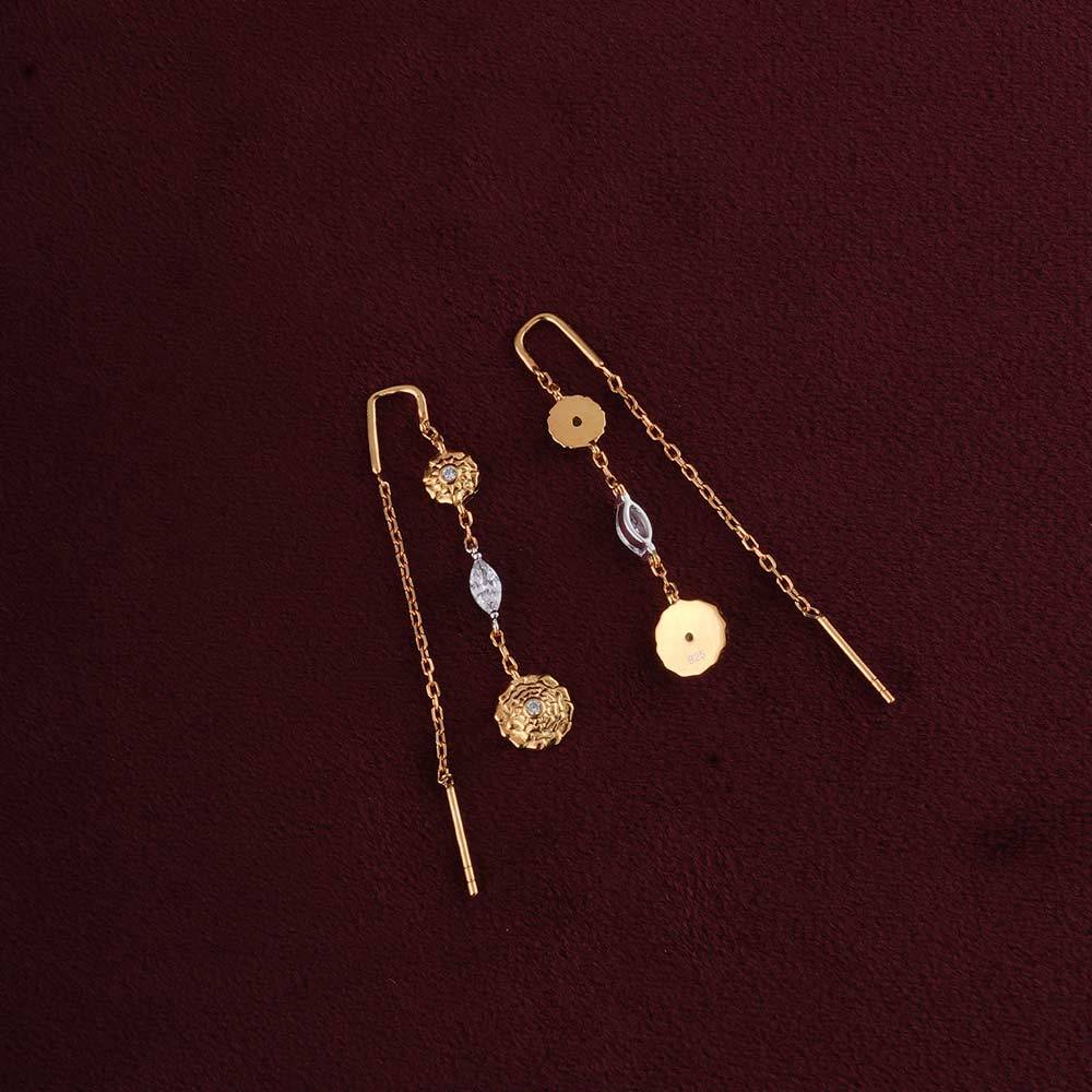 925 Sterling Silver Gendaphool
Glam Danglers For Womens - Waterproof & Anti Tarnish : PMWSTER263-G